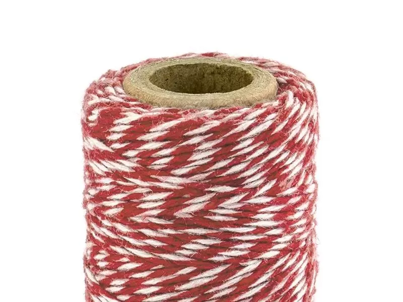 Baker’s Twine, ΚΟΚΚΙΝΟ – ΛΕΥΚΟ, 50m