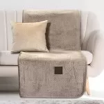 Ριχτάρι Μονοθέσιο Velvety 180×170 Art 8410 Μπέζ Beauty Home