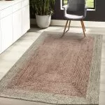 Χαλί Jute Art 9131 Μπεζ,Ροζ Beauty Home