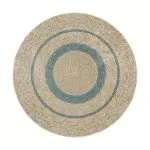 Ροτόντα 90×90 Jute Art 9131 Μπεζ,Μπλε Beauty Home