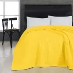 Πικέ υπέρδιπλη waffle Art 1990 Yellow  230×240 Κίτρινο Beauty Home