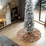 ΠΟΔΙΑ ΔΕΝΤΡΟΥ 90 CM ΣΤΟΦΑ HAPPY HOLIDAY Beauty Home